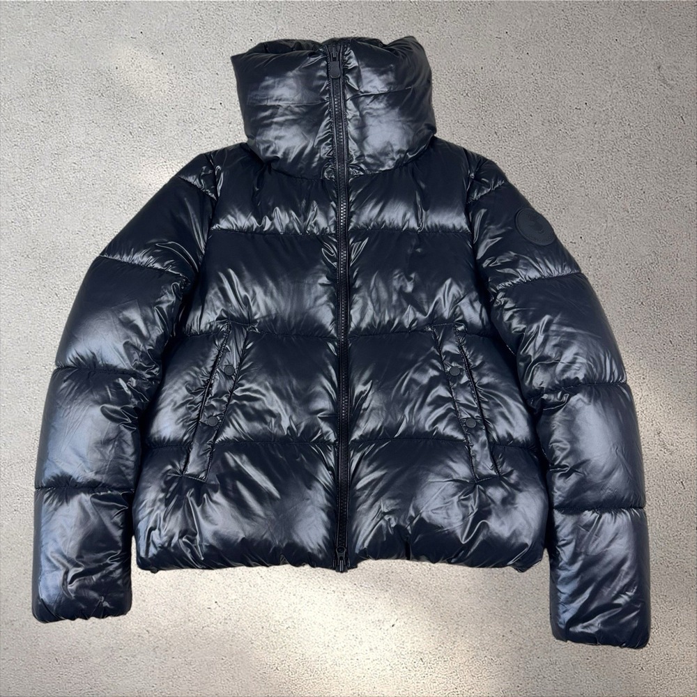 Save The Duck Isla Women's Puffer Jacket Black Sz M